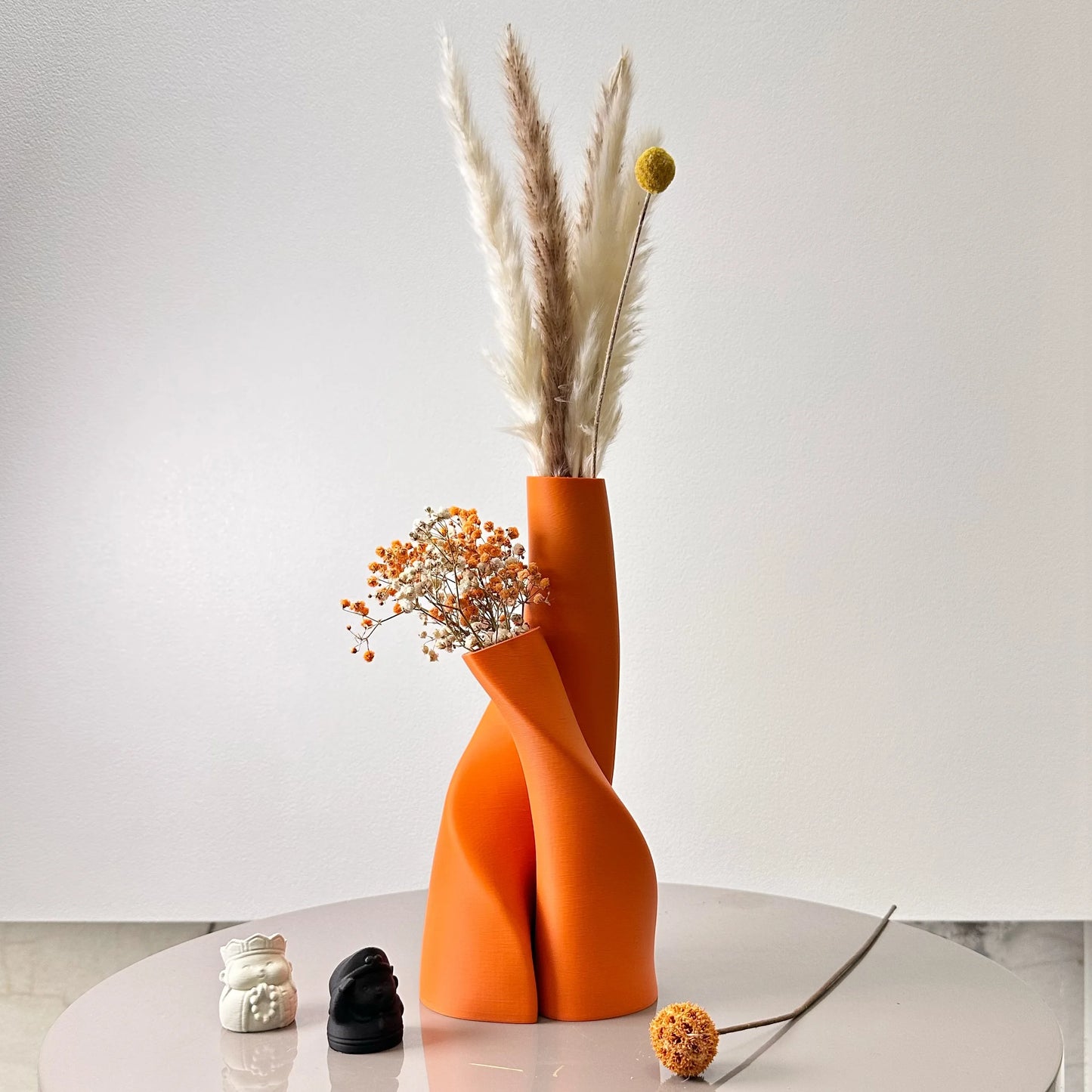 Two-Piece Flowing Vase