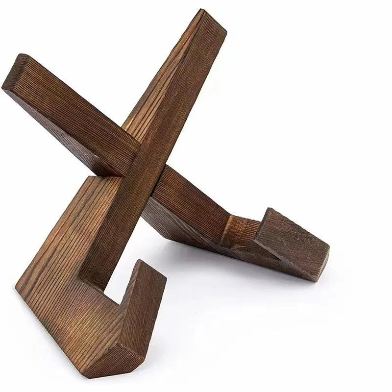 Wooden Cookbook Kitchen Stand