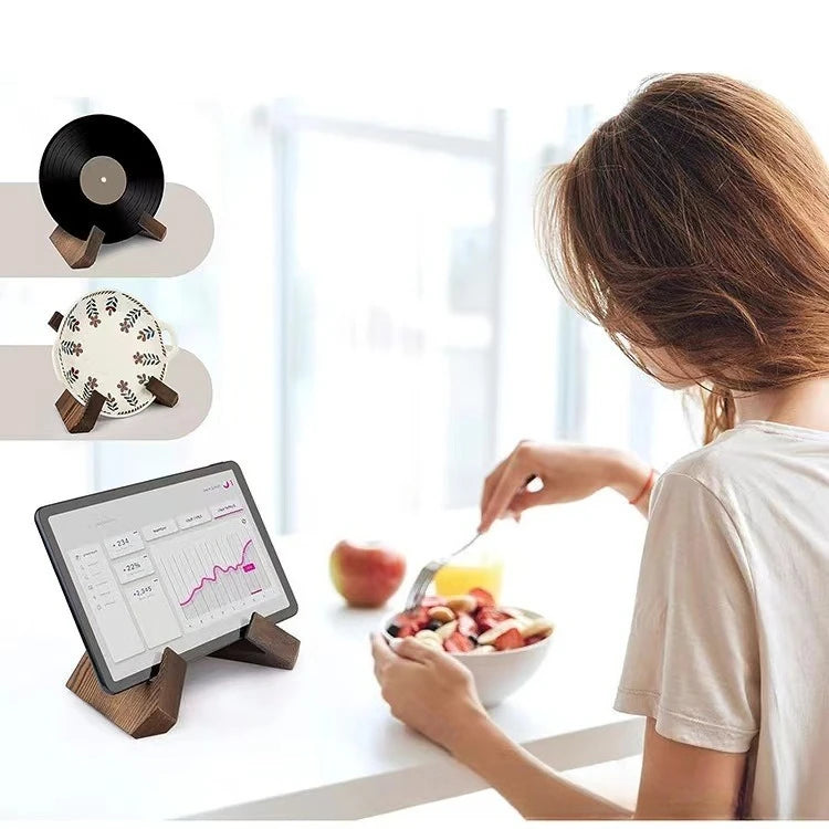Wooden Cookbook Kitchen Stand