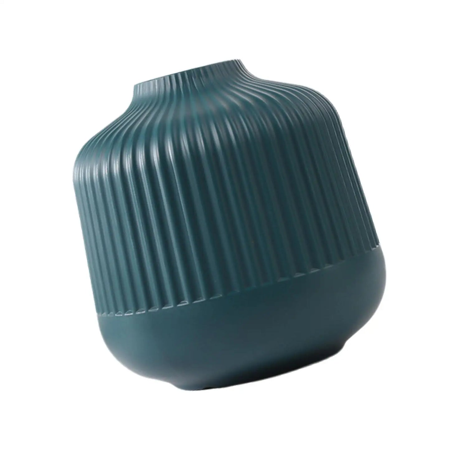 Nordic Ribbed Bud Vase – Vibrant Minimalist Decor