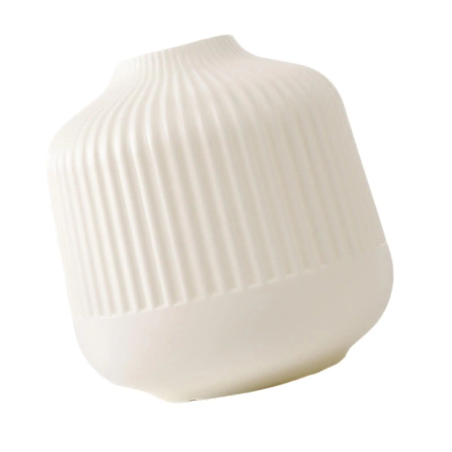 Nordic Ribbed Bud Vase – Vibrant Minimalist Decor